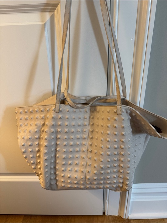 All Saints Handbags - AllSaints Beige Studded Tote